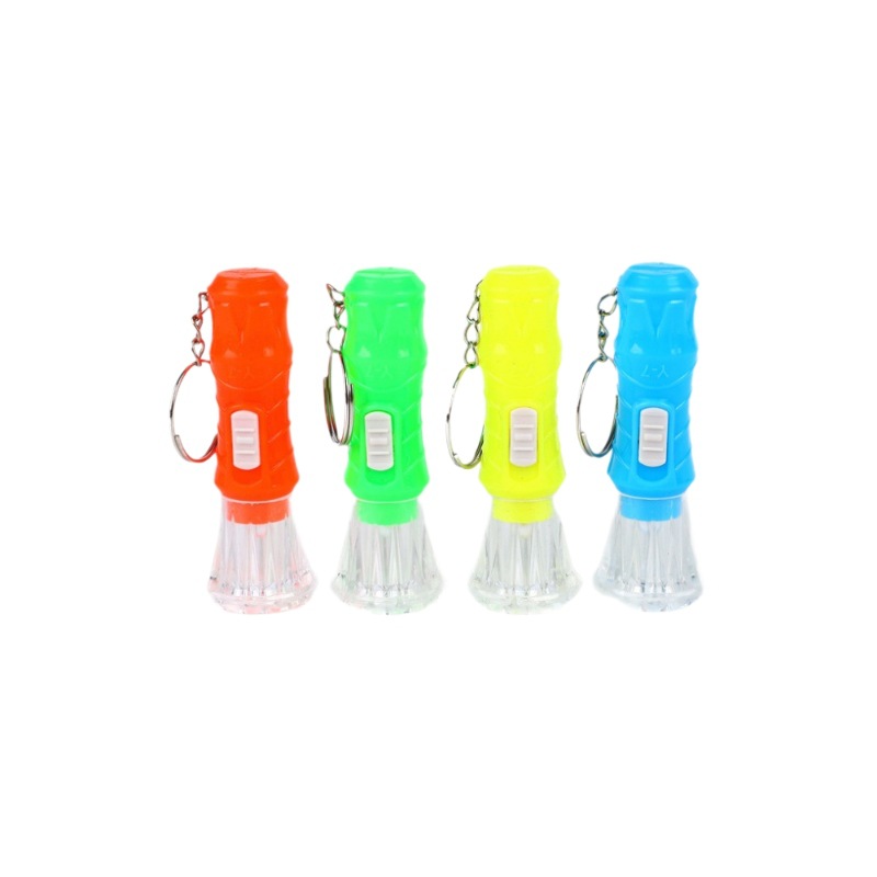 Venta caliente nueva mini linterna de plástico para niños pequeña LED luz de mano colorida stand de piso pequeño juguete venta directa Item Picture