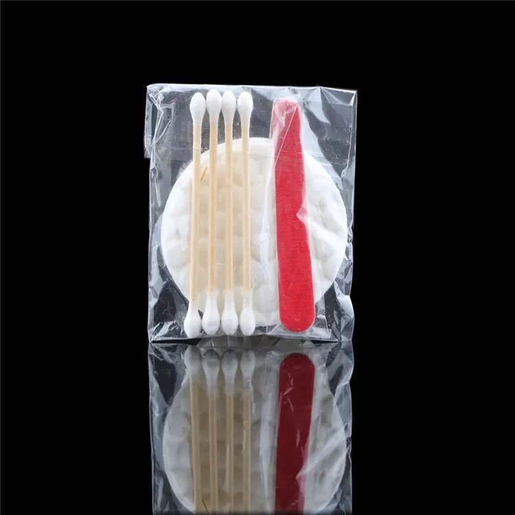 Hotel and homestay disposable products care package set, wooden sticks, cotton swabs, nail files, makeup cotton, beauty portable daily use Application Scenario