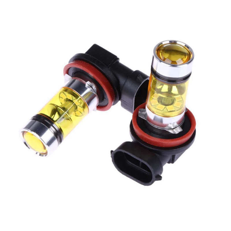 Car fog lamp H8 100W Golden Light led fog Lamp 9005 9006 20smd3030 Golden Light front fog lamp Specification image