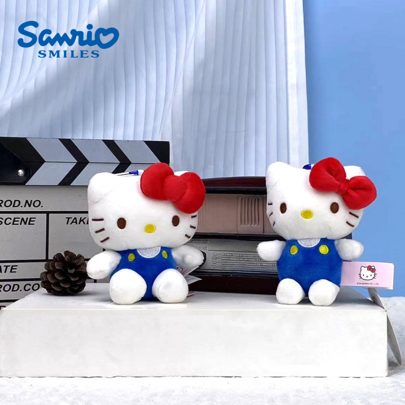 正版Hello kitty挂件经典坐姿凯蒂猫毛绒玩具日本同款KT背包挂饰产品图