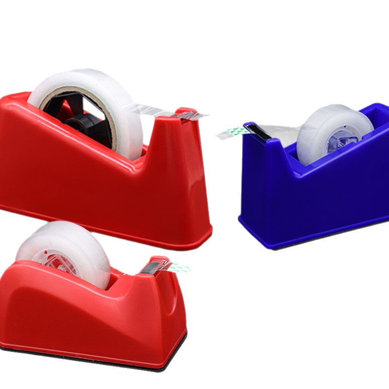 The stationery large-sized dual-purpose tape holder and tape cutter are suitable for tape holders within a width of 2.4CM Item Picture