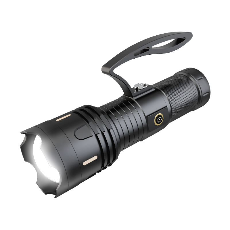 Wholesale of cross-border high-power long-range laser cannon flashlight charging LED strong light clear laser portable lamp Item Picture