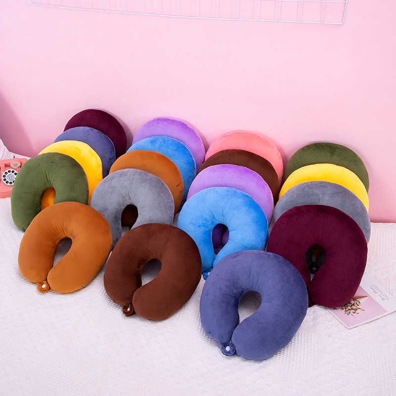 办公室午睡U型枕户外旅行护颈枕脖子汽车车载便携睡觉靠枕纯色pp细节图