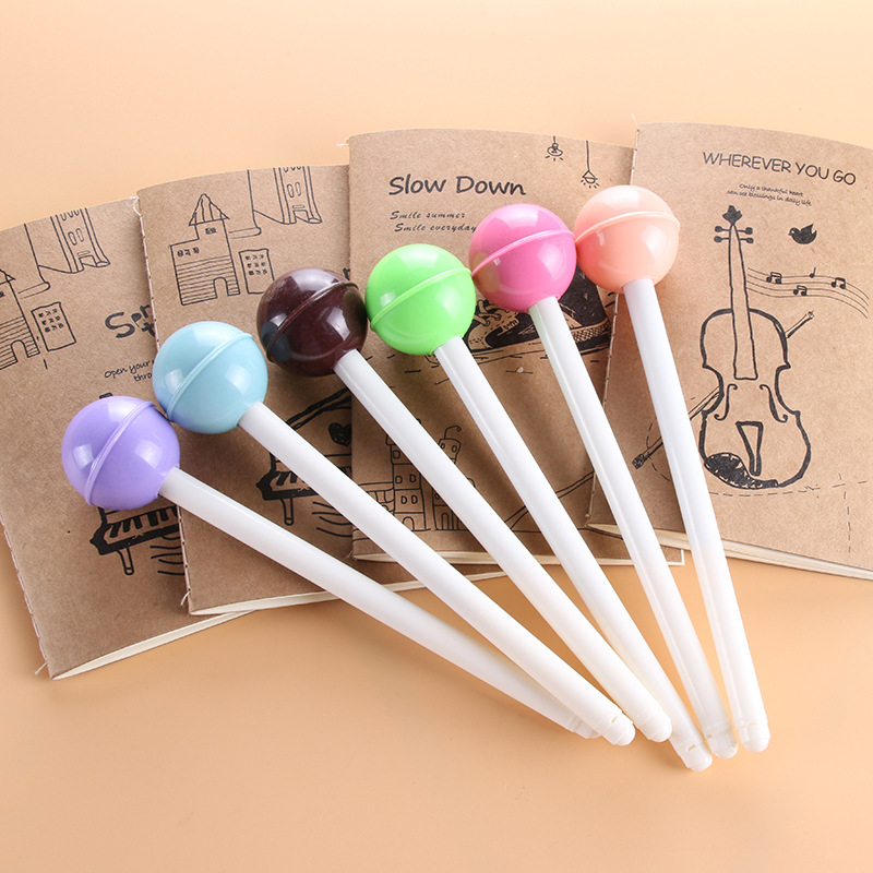P-0047 Creative Stationery, Cute lollipops, gel pens, needle pens, Ballpoint pens, Office supplies wholesale full figure