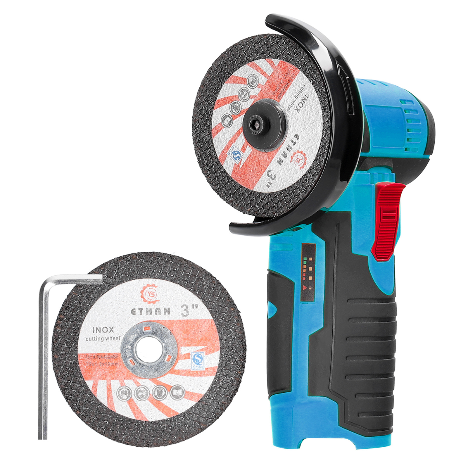 E22817 small Angle grinder 12V full figure
