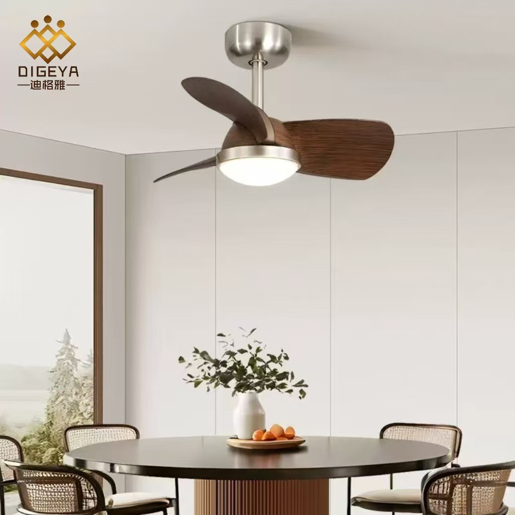 Digya estilo francés estilo chino antiguo dormitorio ojo protector ventilador lámpara retro nogal comedor estudio de frecuencia variable lámpara silenciosa Application Scenario