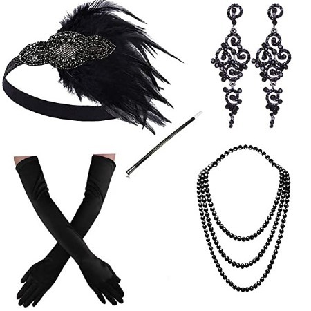 Wholesale of popular European and American Halloween party decorations, nightclub decorations, party balls, feather and hair accessories details Picture