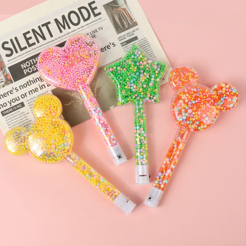 New seven-color glow sticks, night glow sticks, snowflake flash sticks, evening and concert support atmosphere props, wholesale at stalls details Picture