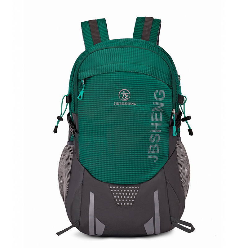 Outdoor large-capacity hiking backpack, 35-liter color-blocking casual sports backpack, ultra-lightweight waterproof hiking and camping backpack Item Picture