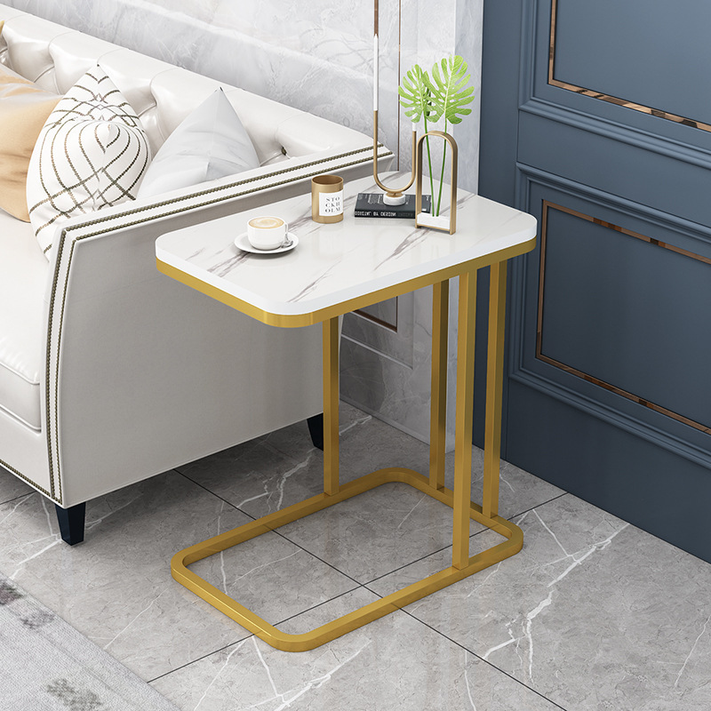 Estilo moderno y minimalista mesa lateral mesa de centro mesa de centro pequeña mesa de centro plegable mesa auxiliar de cama Application Scenario