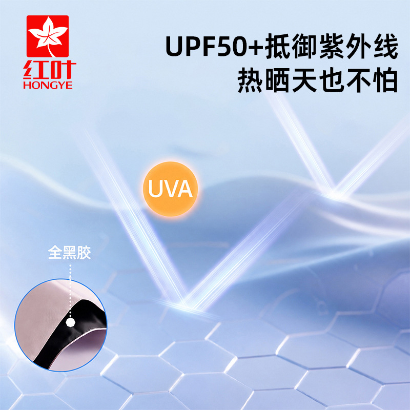 Red leaf sun protection and UV protection umbrella, folding sunshade umbrella, women's dual-purpose umbrella, men's umbrella, lightweight and portable umbrella Application Scenario