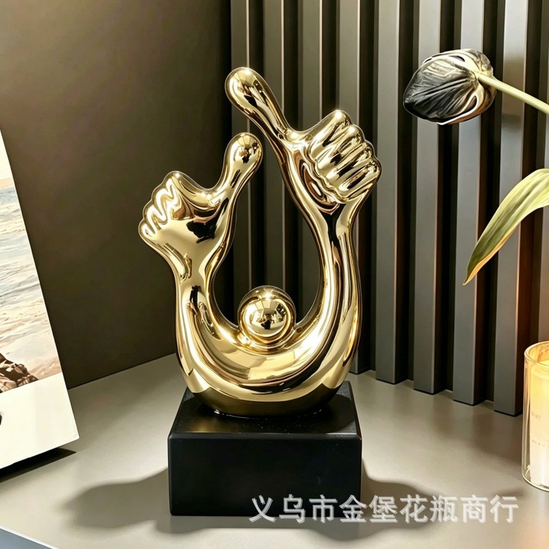 Modern and simple art decorative items for the entrance hall desktop are available for e-commerce supply and can be mixed in batches