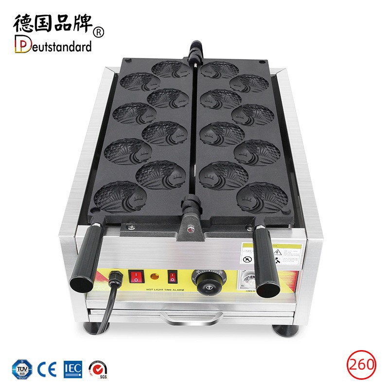 Commercial cartoon-shaped waffle machine, fully automatic electric heating pancake machine for popular street vendors, snack equipment manufacturer details Picture