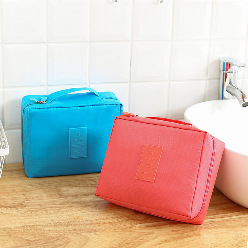 Square luggage, cosmetic bag, multi-functional waterproof travel storage, double-layer women's travel bag, men's toiletry bag Specification image