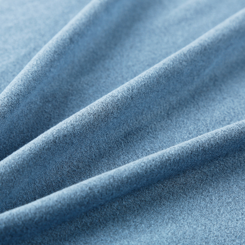 厂家现货220g高弹德绒面料罗纹舒绒针织保暖布料现货德绒面料