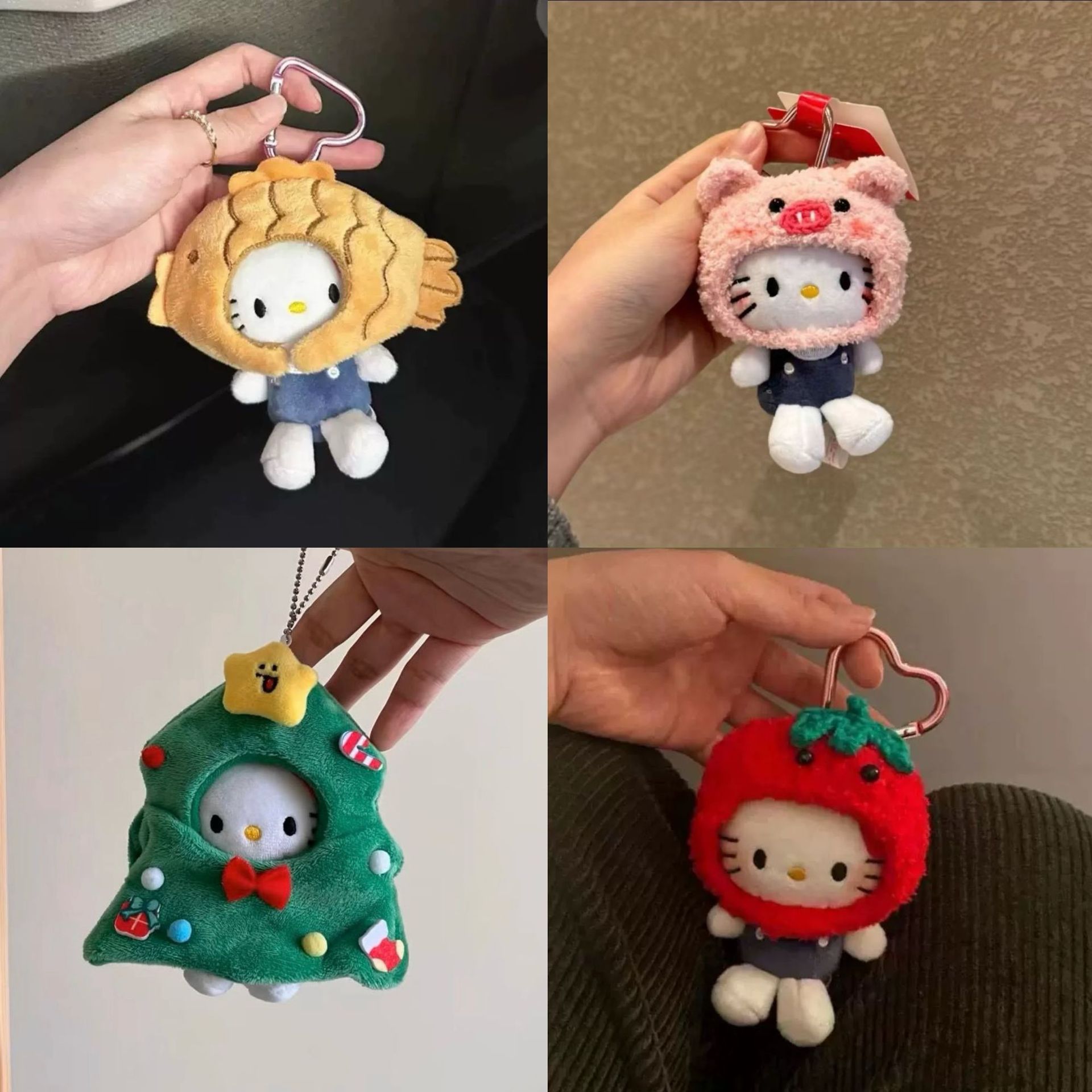 Cute kitty cat bag pendants, plush dolls, keychains, pendants, figurines, gifts, niche kitty pendants