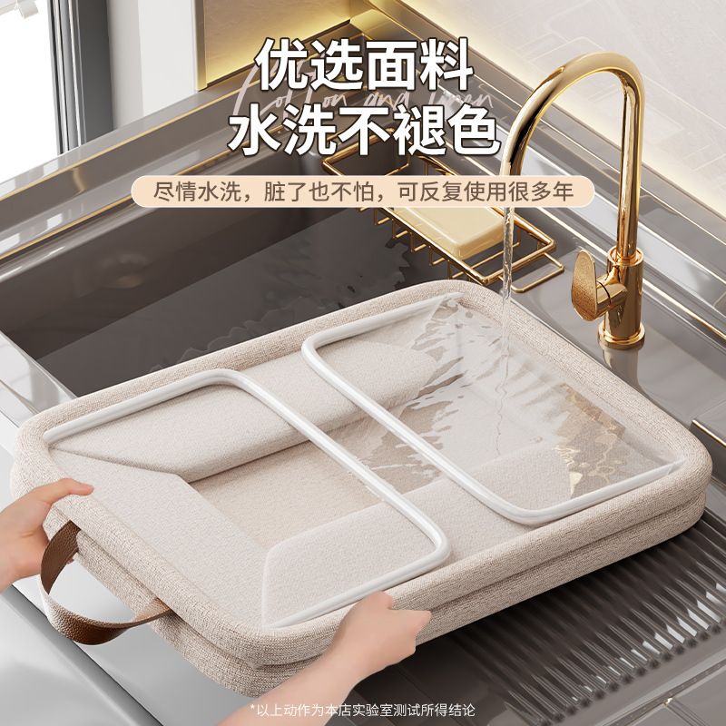 天山棉麻衣物整理收纳箱衣柜衣服收纳筐可折叠布艺裤子衣柜收纳盒产品图