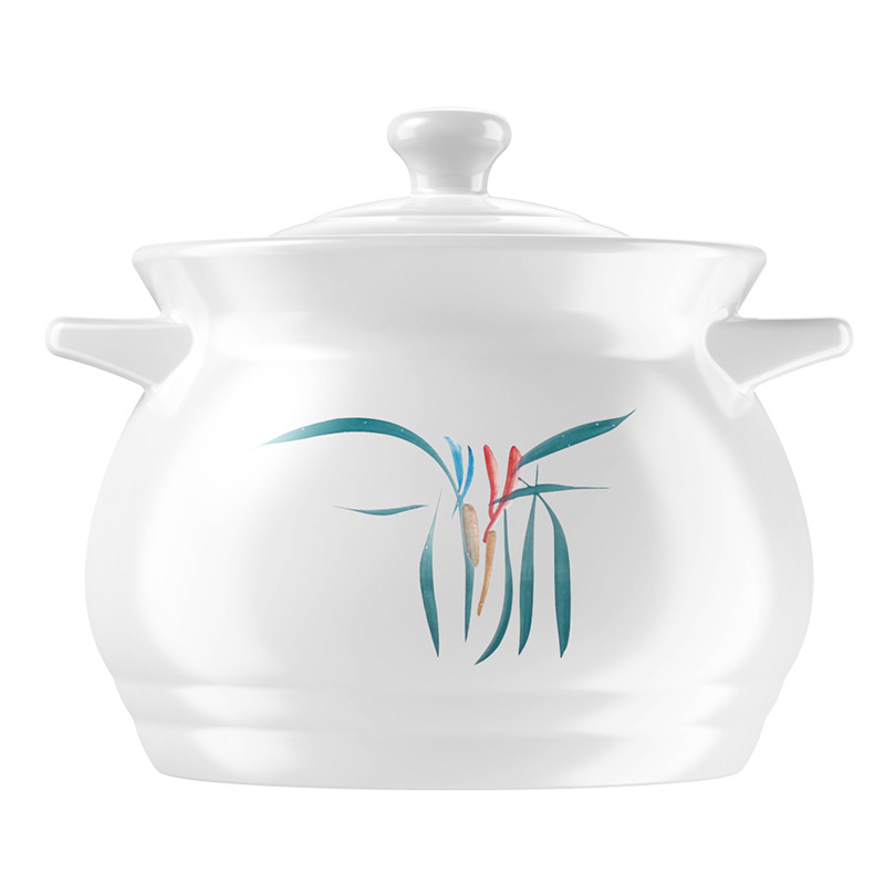 Clay pot stew pot, ceramic pot, household gas small clay pot, soup pot, special soup pot for gas stove, soup pot, dry-fired clay pot Item Picture