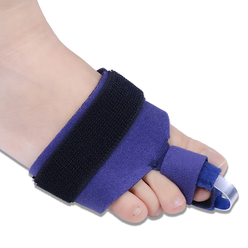 Blue orthodontic toe correction band, suitable for both men and women, relieves foot discomfort. Genuine product, fracture rehabilitation, and toe fixation