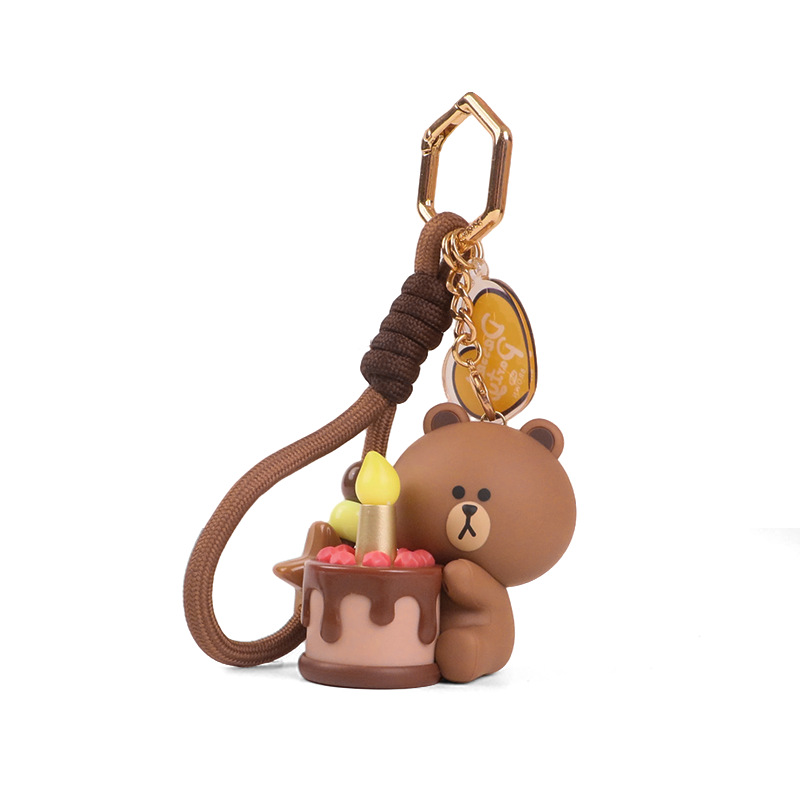 Genuine IP licensing LINE brown bear universal pictures minions dreamworks cómo adiestrar a su dragón temas de entorno colgante llavero Item Picture
