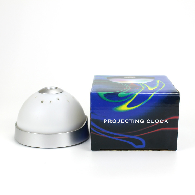Star and moon projection alarm clock, projection clock, table clock, projection clock, hemispherical led electronic alarm clock are available in stock