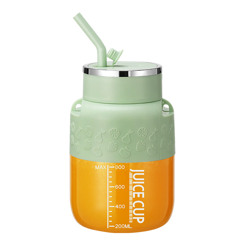 The 2025 new model of juicer, the Tonton Cup, is a portable multi-functional household smart fruit electric juicer M142 Item Picture