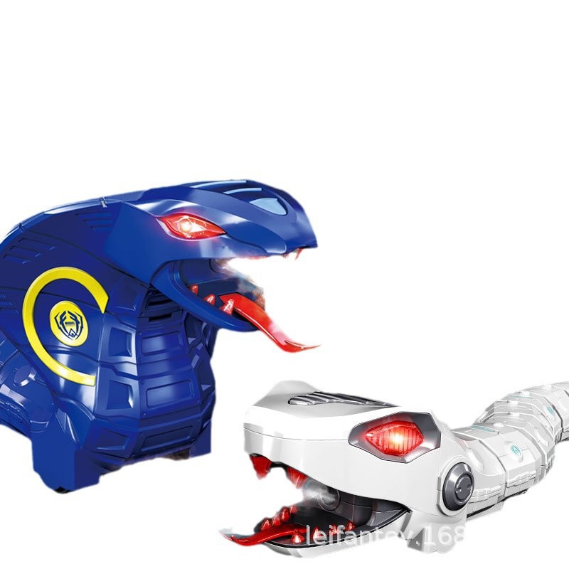 New Cool Smart Remote Control Spray Snake Children's electric toy Crawling simulation animal (Cobra) Item Picture