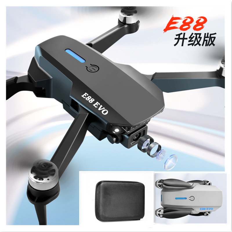 Cross-border E88 unmanned aerial vehicle, brushless motor, GPS, high-definition aerial photography, folding fuselage, optical flow, fixed height, obstacle avoidance, remote control aircraft Specification image