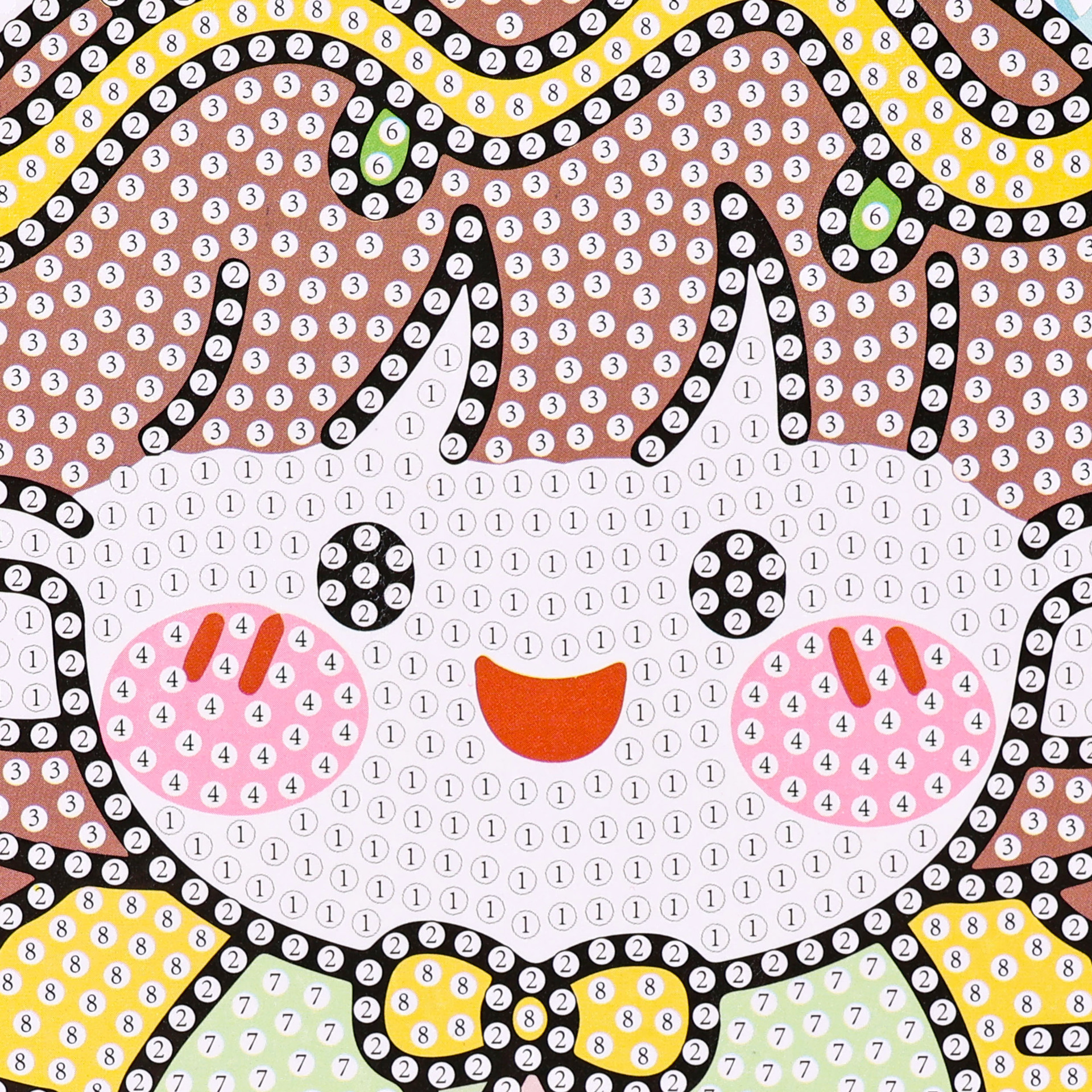 拼豆/拼图/拼图儿童拼接卡通/拼图500片/拼豆豆细节图