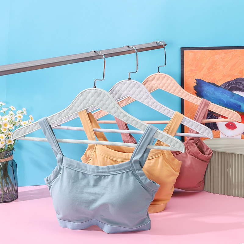 Traceless clothes hanger, dormitory anti-slip clothes rack, drying rack, household plastic clothes rack, leather texture Specification image