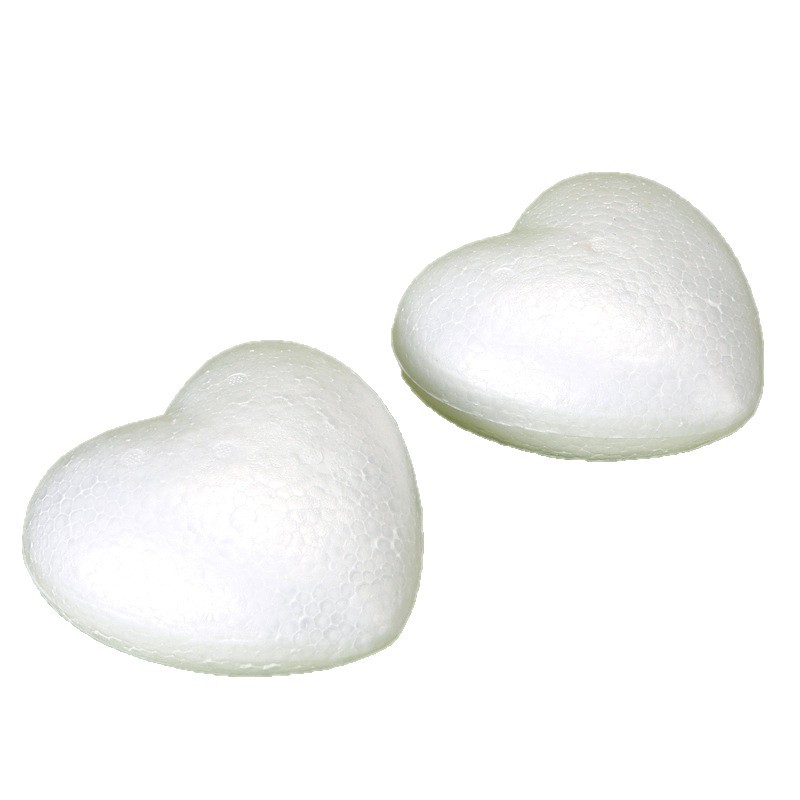 Polystyrene foam heart-shaped handcrafted material wedding decoration gift box filling peach heart heart foam model Item Picture