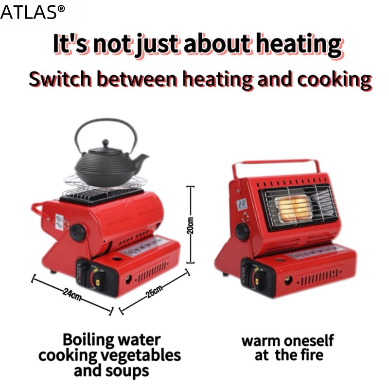 便携式户外取暖炉两用液化气手提式迷你帐篷取暖器烤火炉厂家细节图