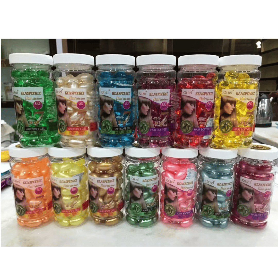 外贸出口护发胶囊修护头发烫染受损精华柔顺护发防毛躁精油