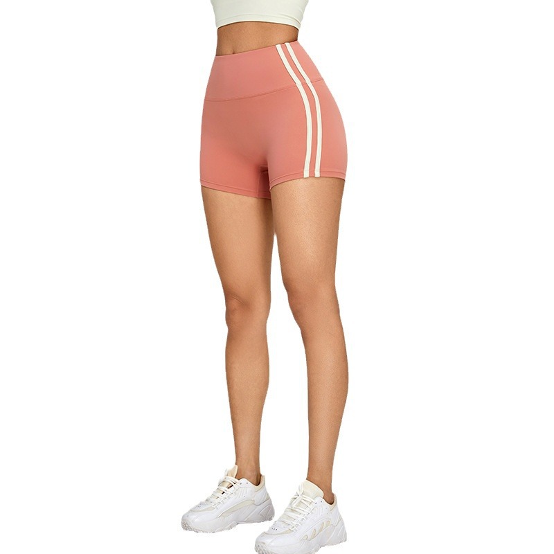 Cross-border summer new yoga shorts, tight hip-lifting hot pants, quick-drying fitness shorts, outerwear running sports shorts for women full figure
