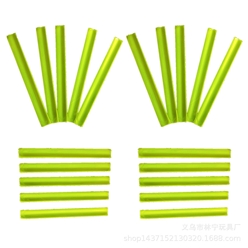 反光拍拍圈手腕带Reflectiveslapbracelet户外用反光啪啪圈手环