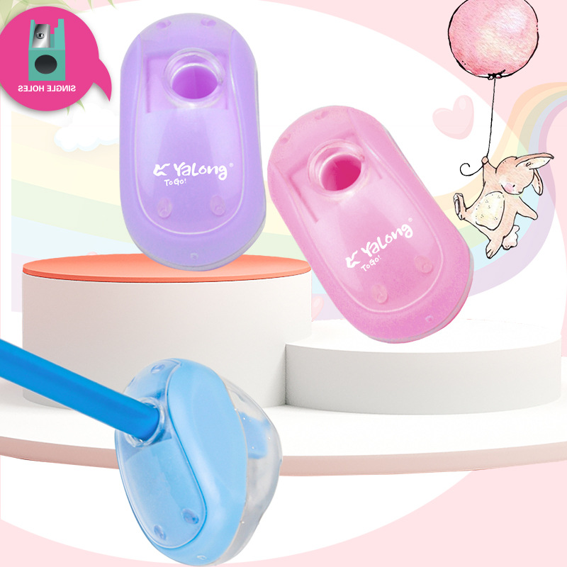 跨境厂家定制儿童文具卷笔刀迷你鼠标造型转笔刀削铅笔创意卷笔器