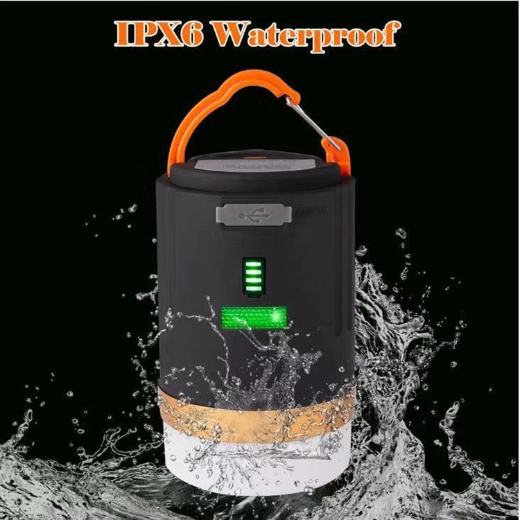 Cross-border portable tent light USB charging battery display camping night lighting, outdoor camping Specification image