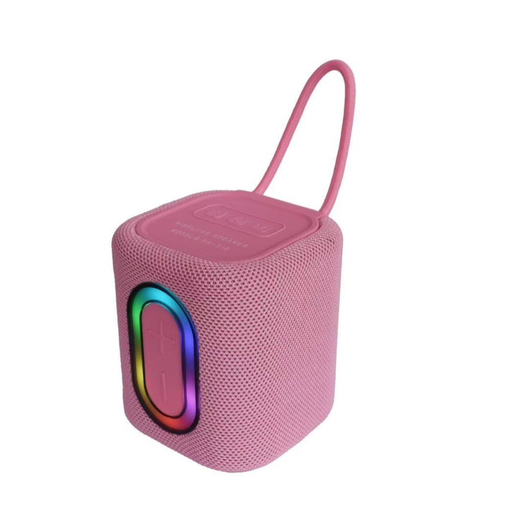 2026 New portable and colorful mini wireless Bluetooth speaker with RGB light details Picture