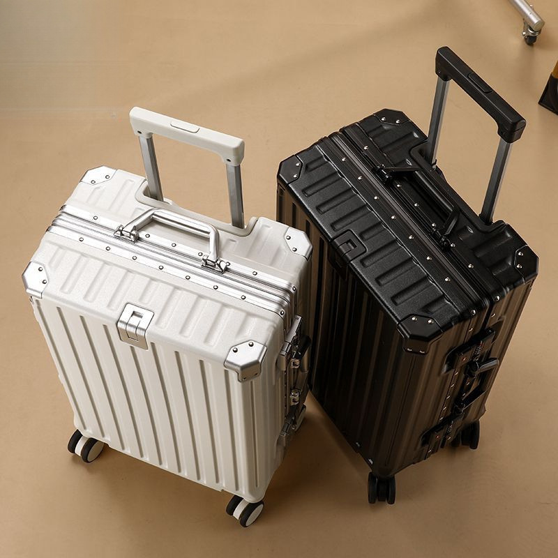 行李箱大容量铝框拉杆箱男女学生万向轮结实耐用旅行箱密码箱