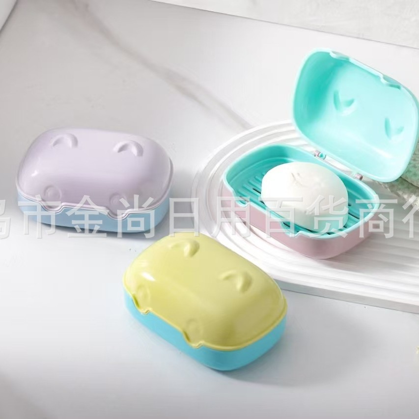 Portable travel soap box, multi-style soap box, plastic bathroom storage box, small soap box, water filter details Picture