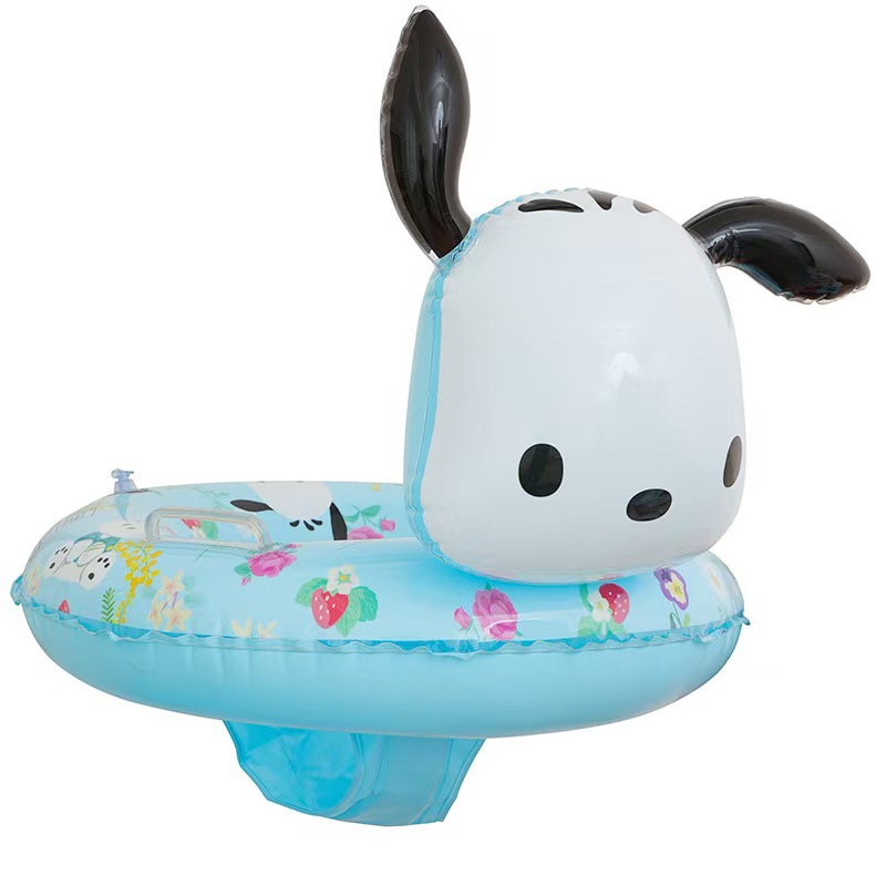 Sanrio officially authorized KT Cat children's seat ring, Kuromi swimming ring, 3-6 years old sunken cotton-padded seat ring Item Picture