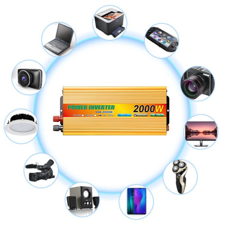 UKC's brand-new repair sine inverter 12V~60V to 220V automotive transformer solar vehicle inverter Application Scenario