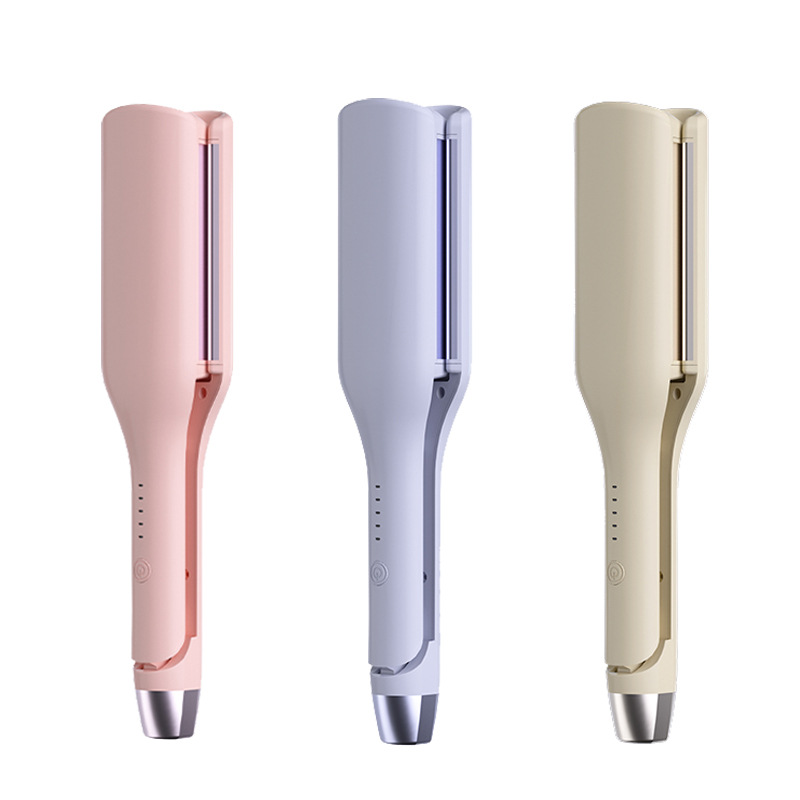 Customized egg roll stick hair perming device, V-shaped large wave wool roll, fluffy dormitory, French water wave board, cross-border trade P52 Application Scenario