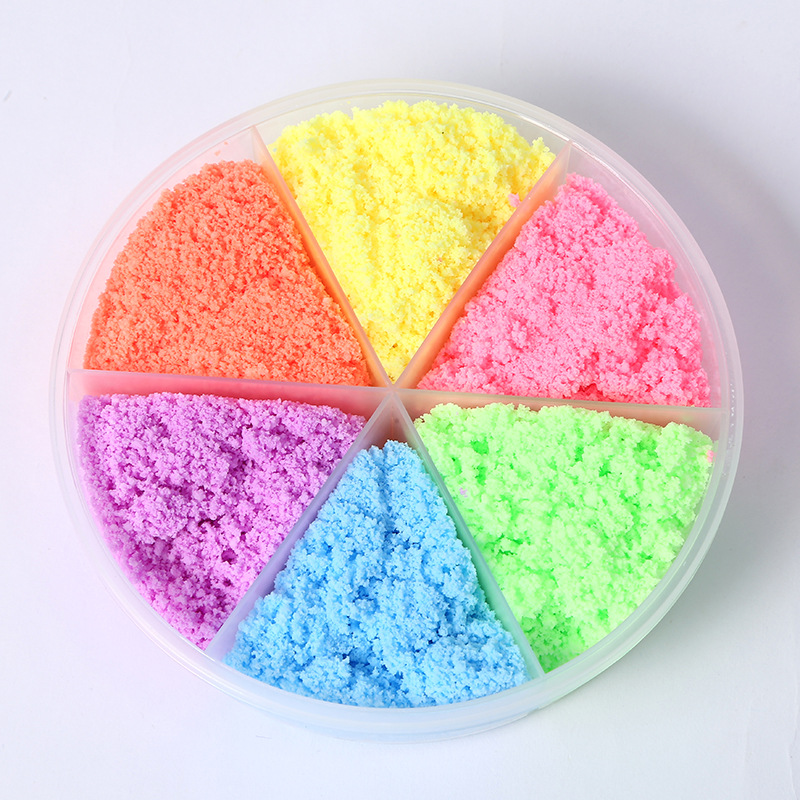 玩具/儿童粘土/水晶泥/粘土/史莱姆白底实物图