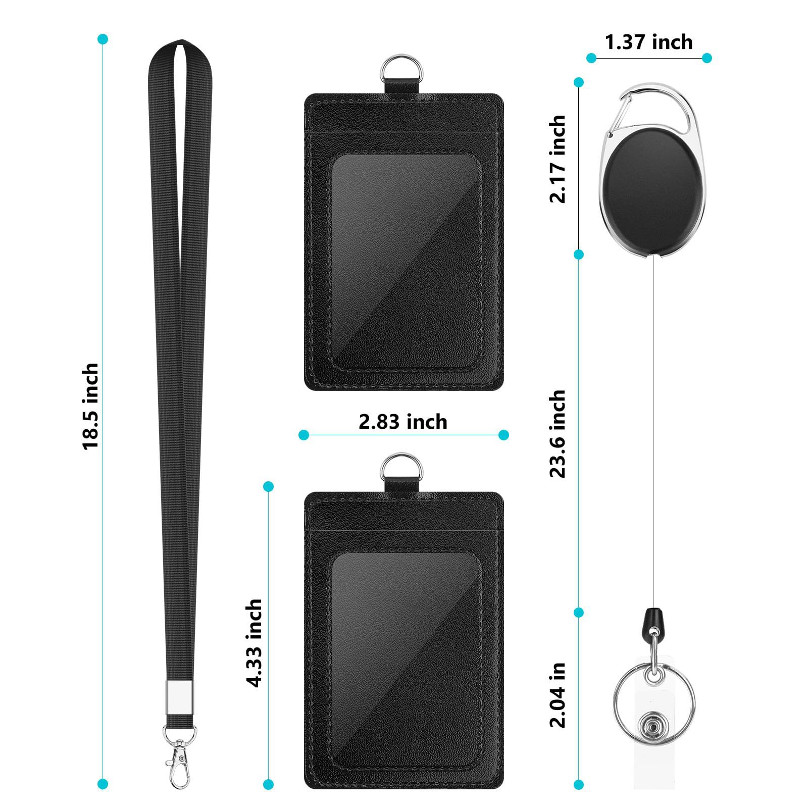 Cross-border double-layer PU leather card holder, retractable imitation pickup truck case, brand card holder, retractable work ID card holder, work ID card Application Scenario
