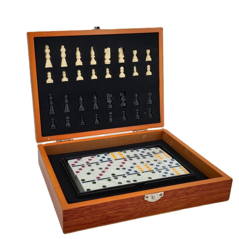 跨境专供多功能国际象棋套装扑克筹码桌上游戏棋牌竞技益智玩具细节图
