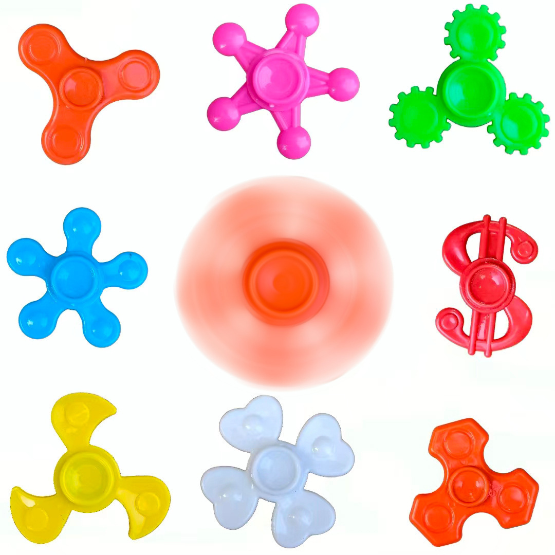 Amazon fidget Spinner eggshell accessories 4cm plastic mini fidget Spinner educational toys wholesale Item Picture