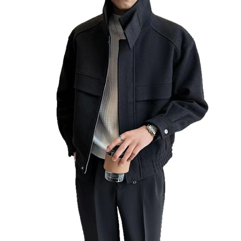 إنها سترة رائعة، سترات شعبية جديدة من أجل الرجال، ومعطف سميكة Specification image