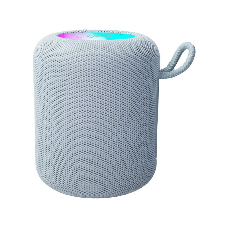 584 Bluetooth Speaker 2025 Cross-border Bestseller Small Wireless Seven-color Ambient Light Outdoor Portable Mini Speaker Item Picture
