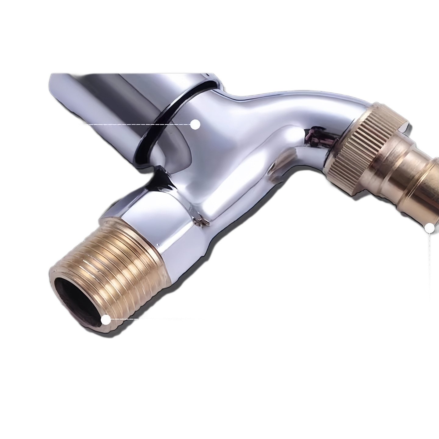 All-copper washing machine faucet, single cooling for 4 minutes, quick-opening extended mop, sink faucet connector, household faucet Item Picture